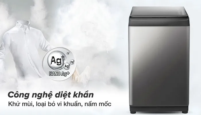 Công nghệ giặt MultiJet kết hợp các hạt Nano bạc